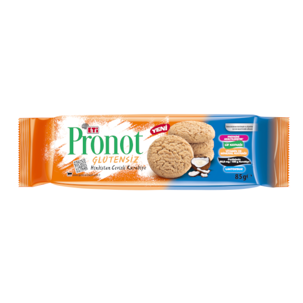 Pronot Glutensiz Hindistan Cevizli Kurabiye – 12 Paket